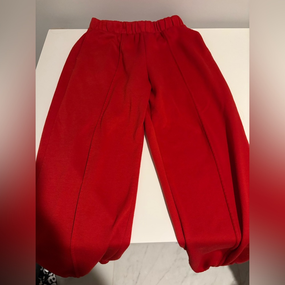 Ci Sono Red Sweatpants